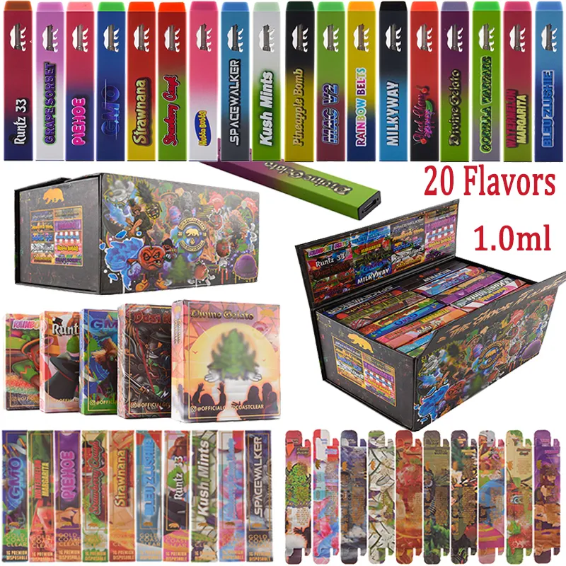 20 flavors gold coast clear disposable vapes