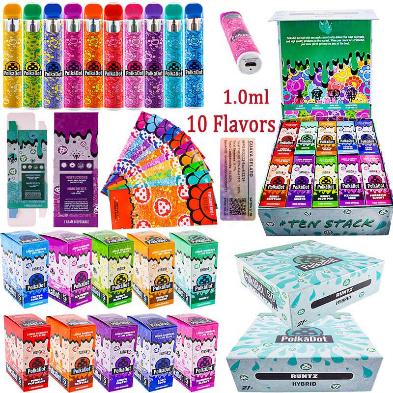 Polka Dot disposable vape
PolkaDot disposable pen
1 gram polkadot disposable