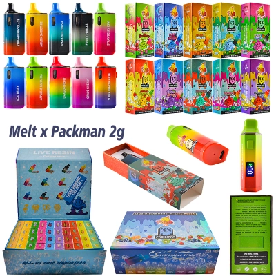 Melt x Packman Liquid Diamond Live Resin Disposable Vape Pens 2000mg 01
