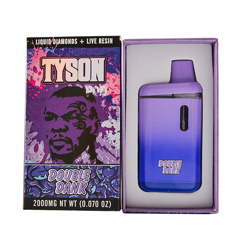 Tyson Vape 2g Liquid Diamond Live Resin Empty Disposable 