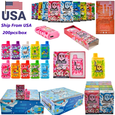 USA Stock Packman Liquid Diamond Live Resin Disposable Vape 2000mg 01