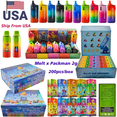 USA Stock Melt x Packman Liquid Diamond Live Resin Disposable 2g 01