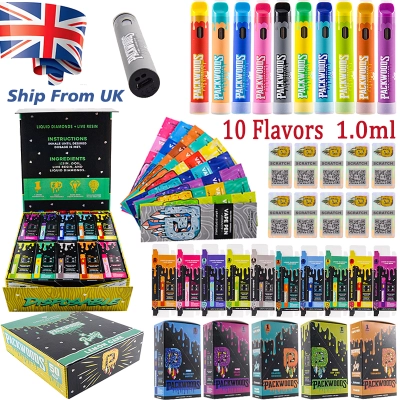 UK Warehouse Packwoods x Runty Disposable Vapes 1000mg  01