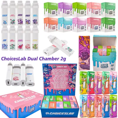 CHOICESLAB  Dual Flavors 2g Vape Empty Pod 01
