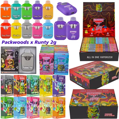 New Packwoods x Runty  2g Disposable Vape Empty 01