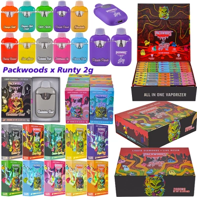 New Packwoods x Runty  2g Disposable Vape Empty 01