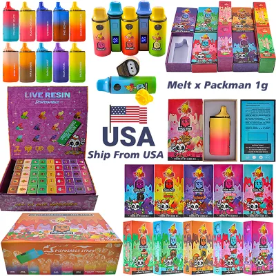 USA Stock Melt x Packman Liquid Diamond Live Resin Disposable 1g 01