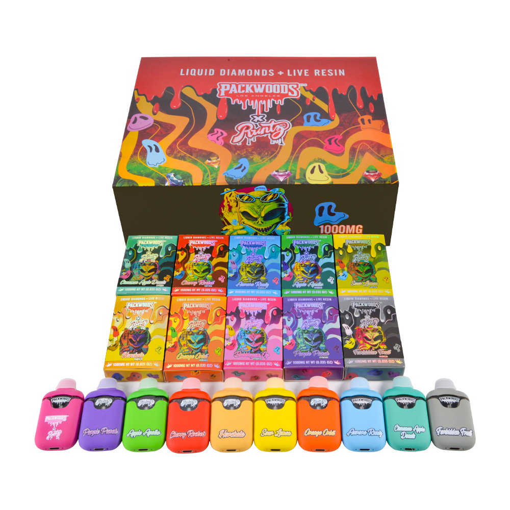 USA In STOCK New Packwoods x Runtz Disposable Vape 1000mg On Sale