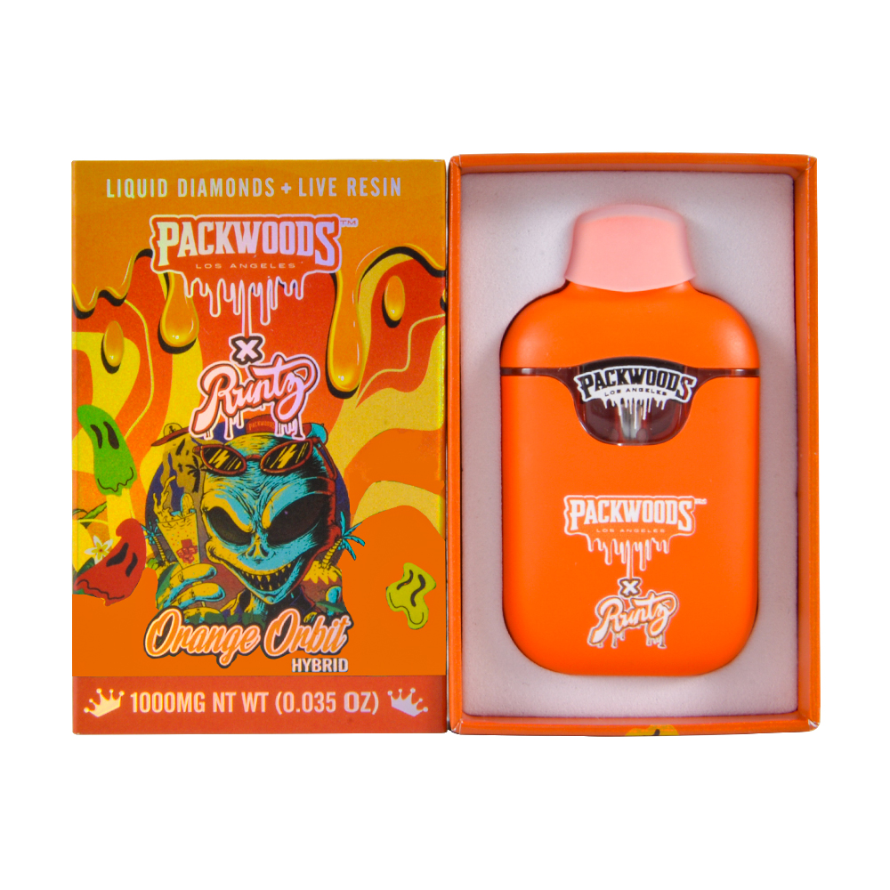 USA In STOCK New Packwoods x Runtz Disposable Vape 1000mg On Sale