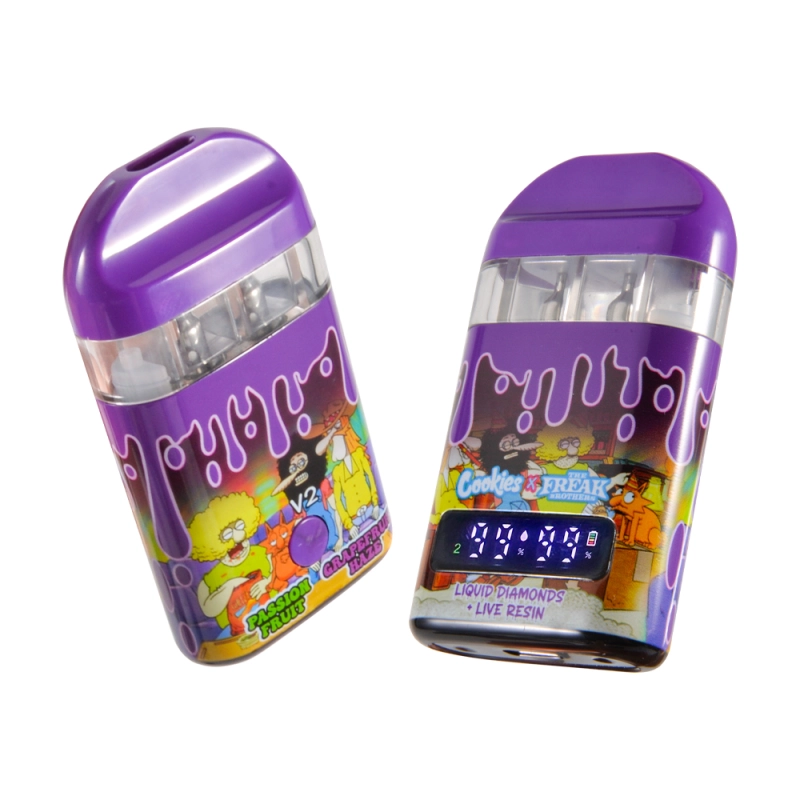 cookies x the freak brothers disposable vape Cookies The Freak Brother V3 1ml+1ml Dual Chamber With Screen 2g Empty Disposable  Vape Pen 10 Flavors USA Stock main image 0