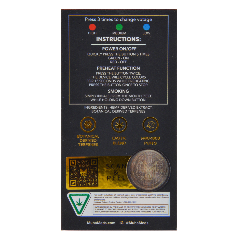 muha meds 3.5 gram disposable
