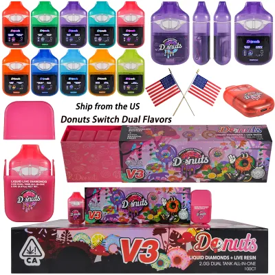 USA In Stock Disposable Donuts Switch Dual Chamber 2g 01