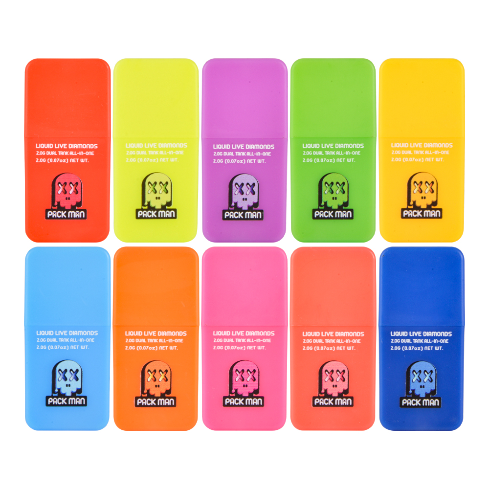 Packman Dual Tank 2g Liquid Diamonds Live Resin Disposable