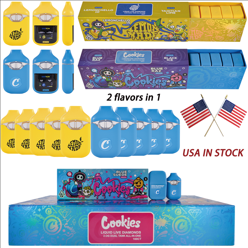 USA In Stock Cookies & Lemonade Dual Chamber Disposable 2g