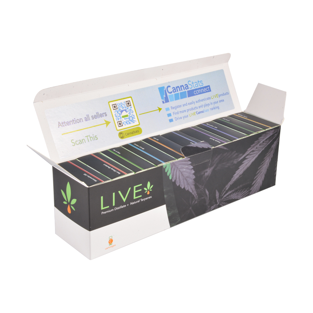 Live Distillate Carts With New Packaging 1.0ml Empty Cartridge