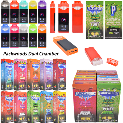 New Packwoods 2 Gram Screen Disposable Vape Pen Dual Tank 01