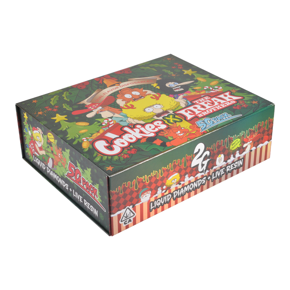 USA In Stock Cookies x The Freak Brothers Christmas Vape 2g Dual Flavor