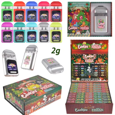 USA In Stock Cookies x The Freak Brothers Christmas Vape 2g Dual Flavor 01