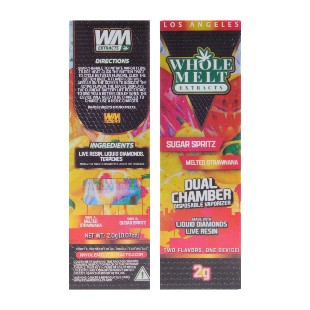 Whole Melt V7 Dual Chamber 2g Disposable Vape