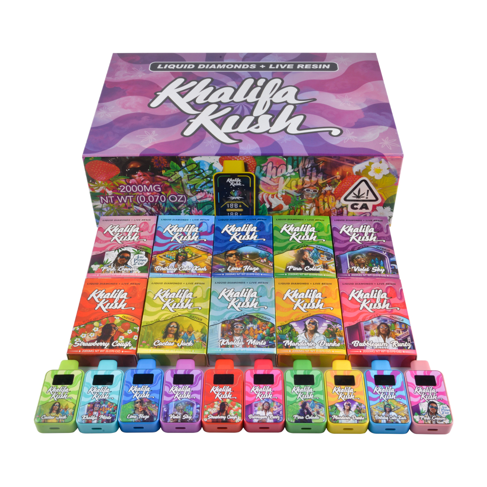 Khalifa Kush 2g Liquid Diamond Live Resin Disposable Vape