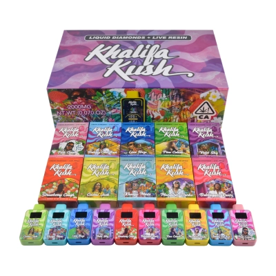 Khalifa Kush 2g Liquid Diamond Live Resin Disposable Vape 01
