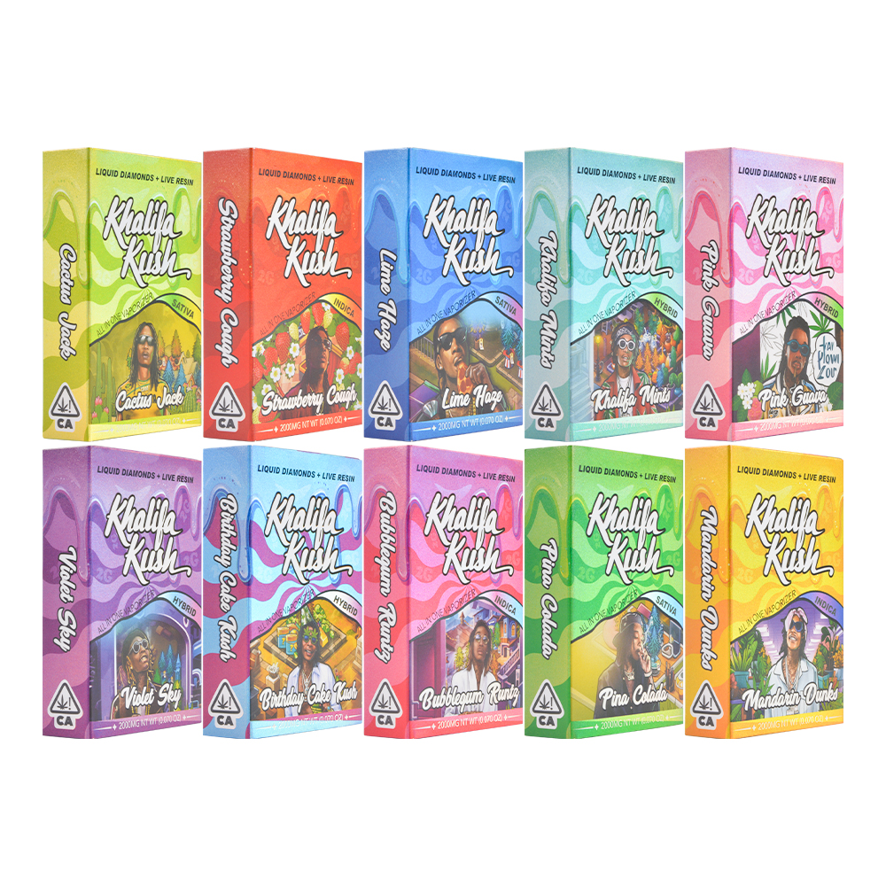 Khalifa Kush 2g Liquid Diamond Live Resin Disposable Vape