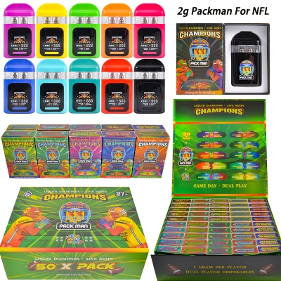 Packman 2g Dual Chamber Disposable Limited Edition For NFL 01