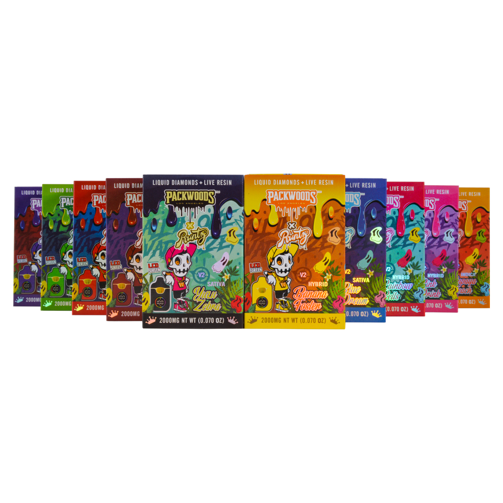 Poland Warehouse Stock Packwoods x Runtz Disposable Vape 1g