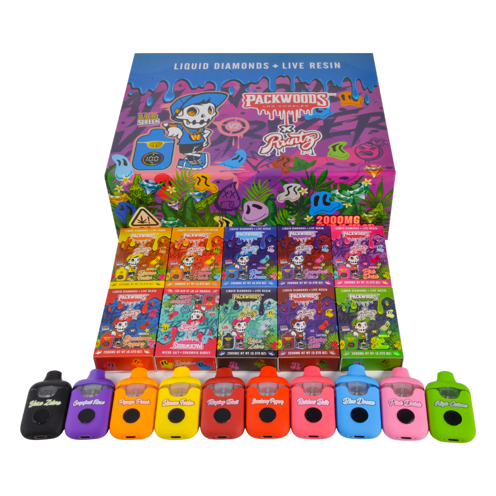 Poland Warehouse Stock Packwoods x Runtz Disposable Vape 1g