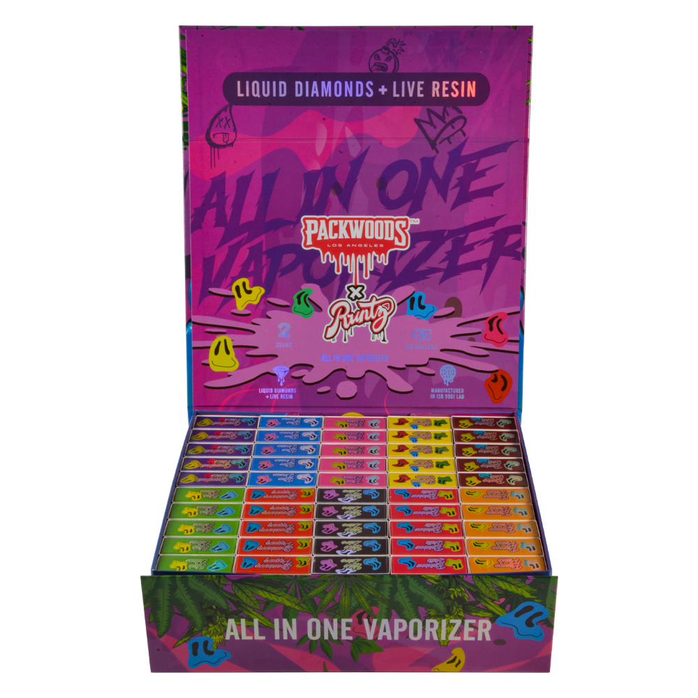 Poland Warehouse Stock Packwoods x Runtz Disposable Vape 1g