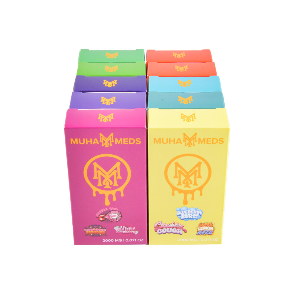 New 2g Muha Meds Triple Flavor Disposable Vape With Screen