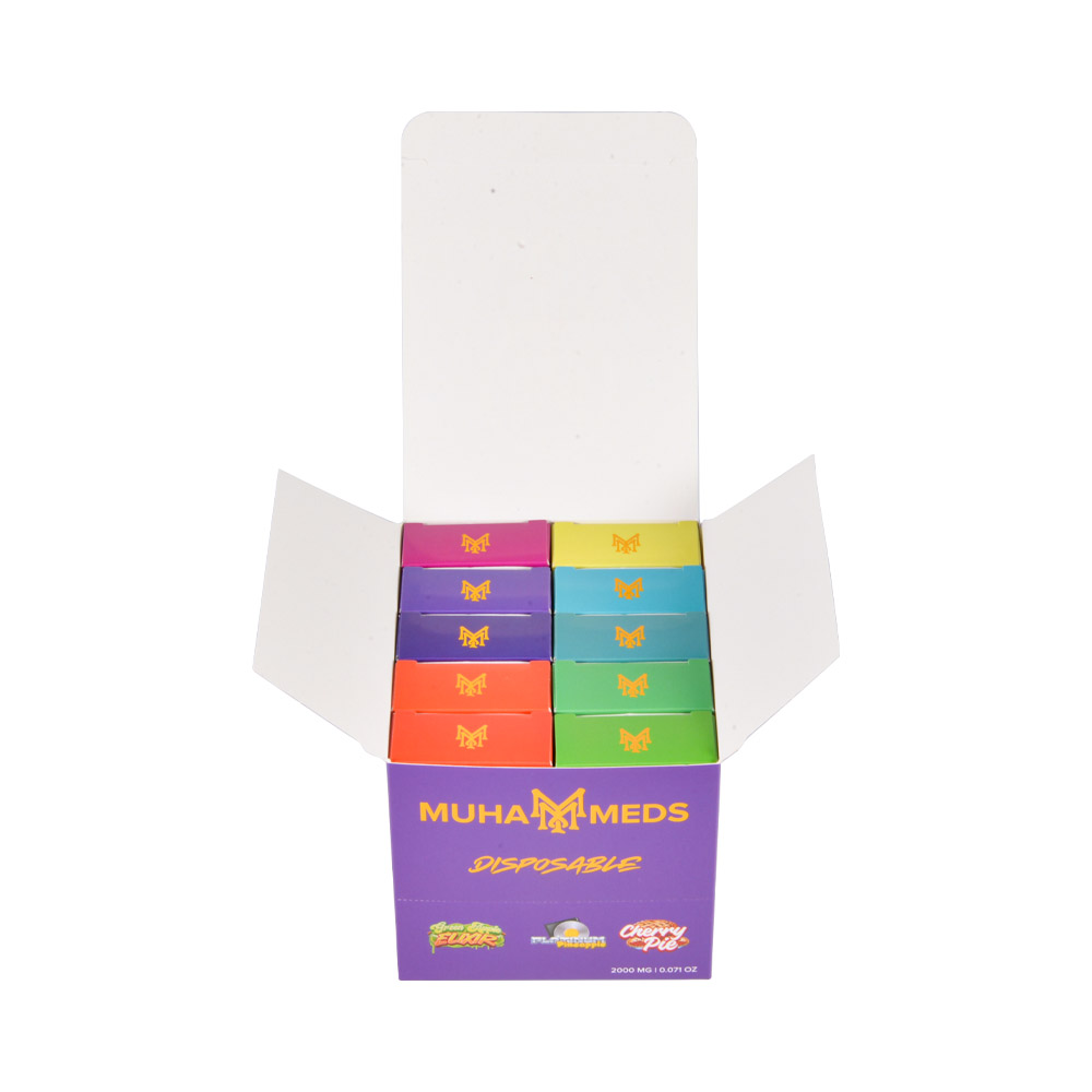 New 2g Muha Meds Triple Flavor Disposable Vape With Screen