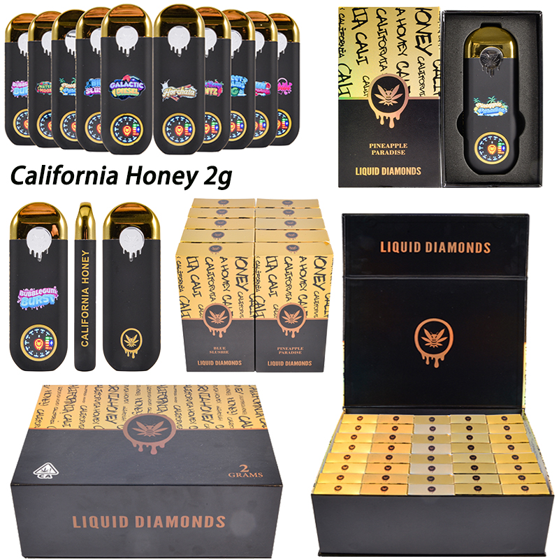 New California Honey Liquid Diamond Vape 2g With Screen