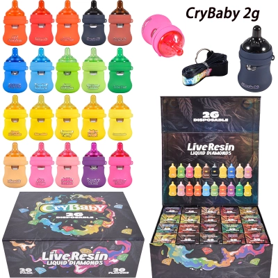 New CryBaby 2g Vape Bottle Disposable Pen 01