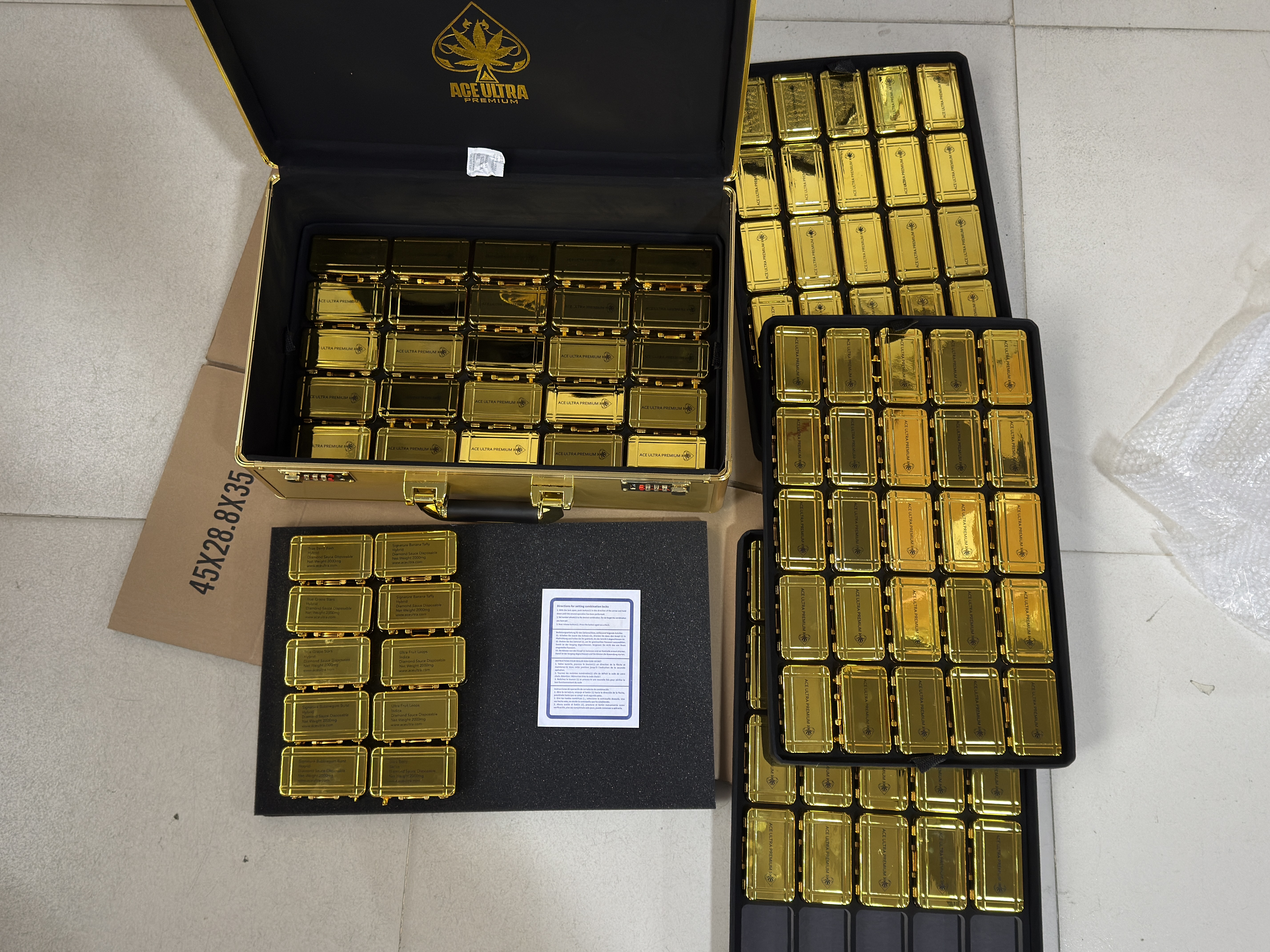 USA  Gold Ace Ultra Premium Disposable Vape 2g in Bulk