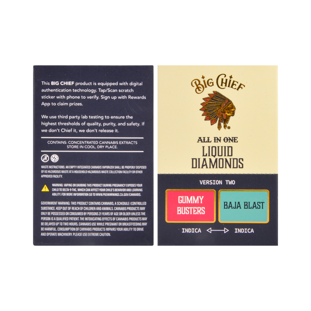 USA Stock Vape Big Chief Duo V2 Dual Chamber 2g Vape With Preheat