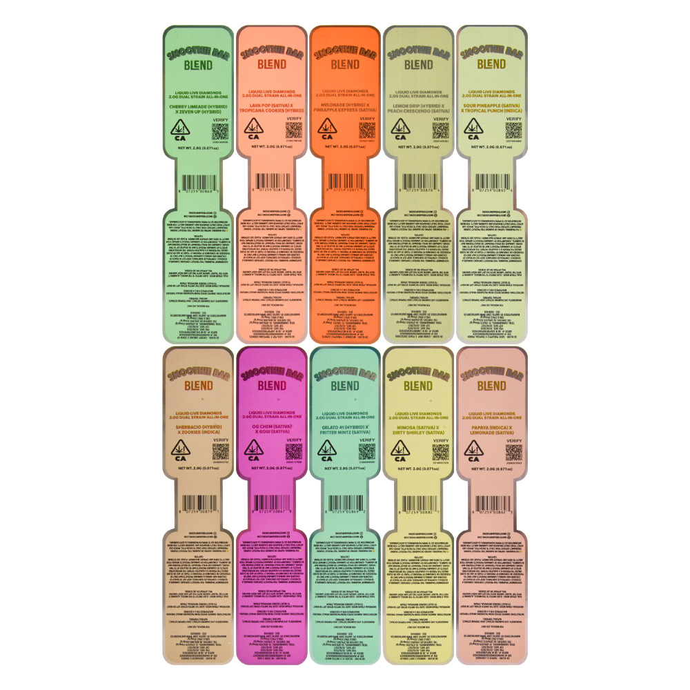 Smoothie Bar Blend Dual Tank All in One Disposable Vape 2g