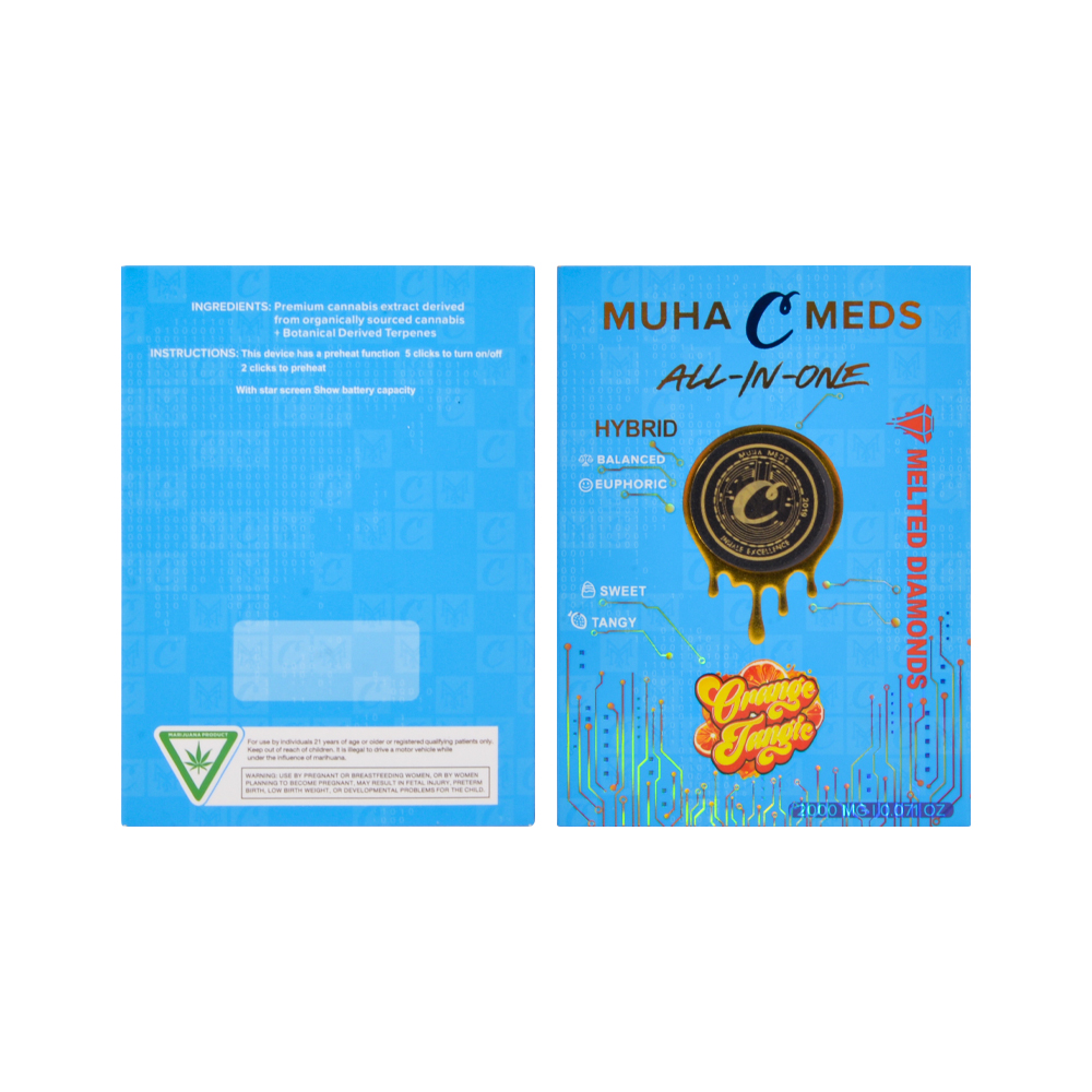 Muha Meds x Cookies Collab 2g Disposable Vape WIth Screen