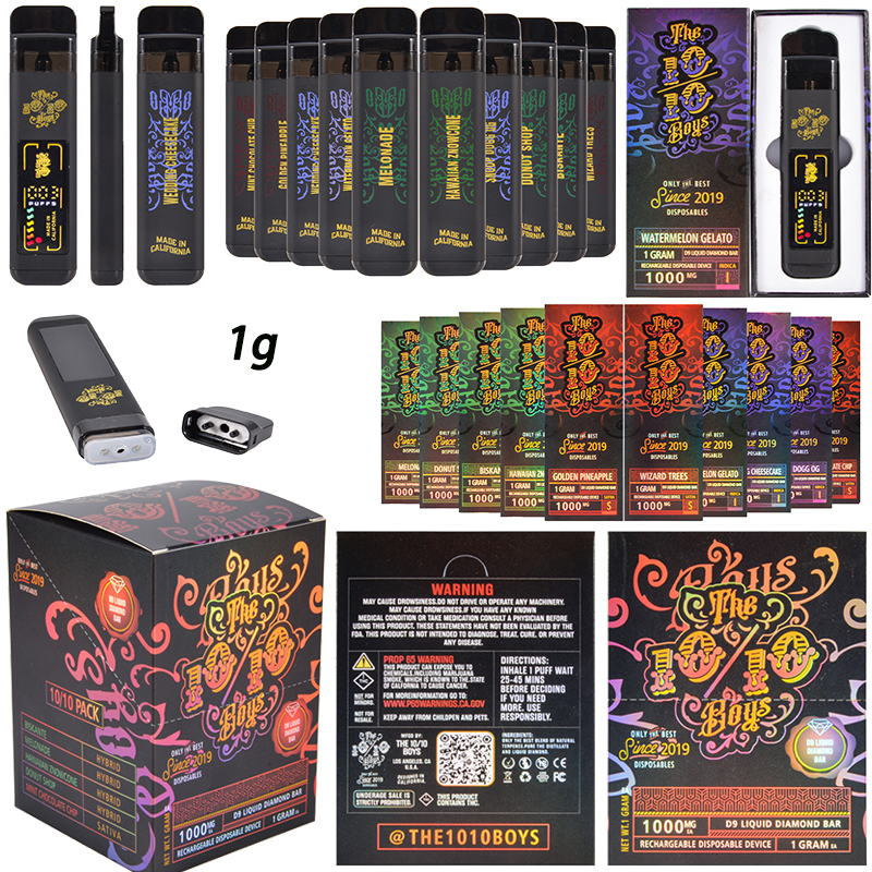 The 1010 Boys Disposables 1000mg 1 Gram Vape Device