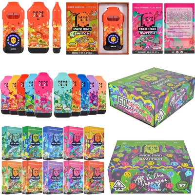 USA Stock Packman Switch V7 Disposable 2g Dual Chamber 01