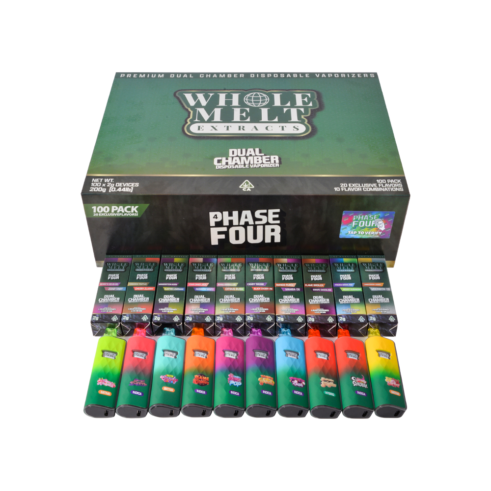 Whole Melt Phase 4 Dual Chamber 2g Disposable Vaporizer