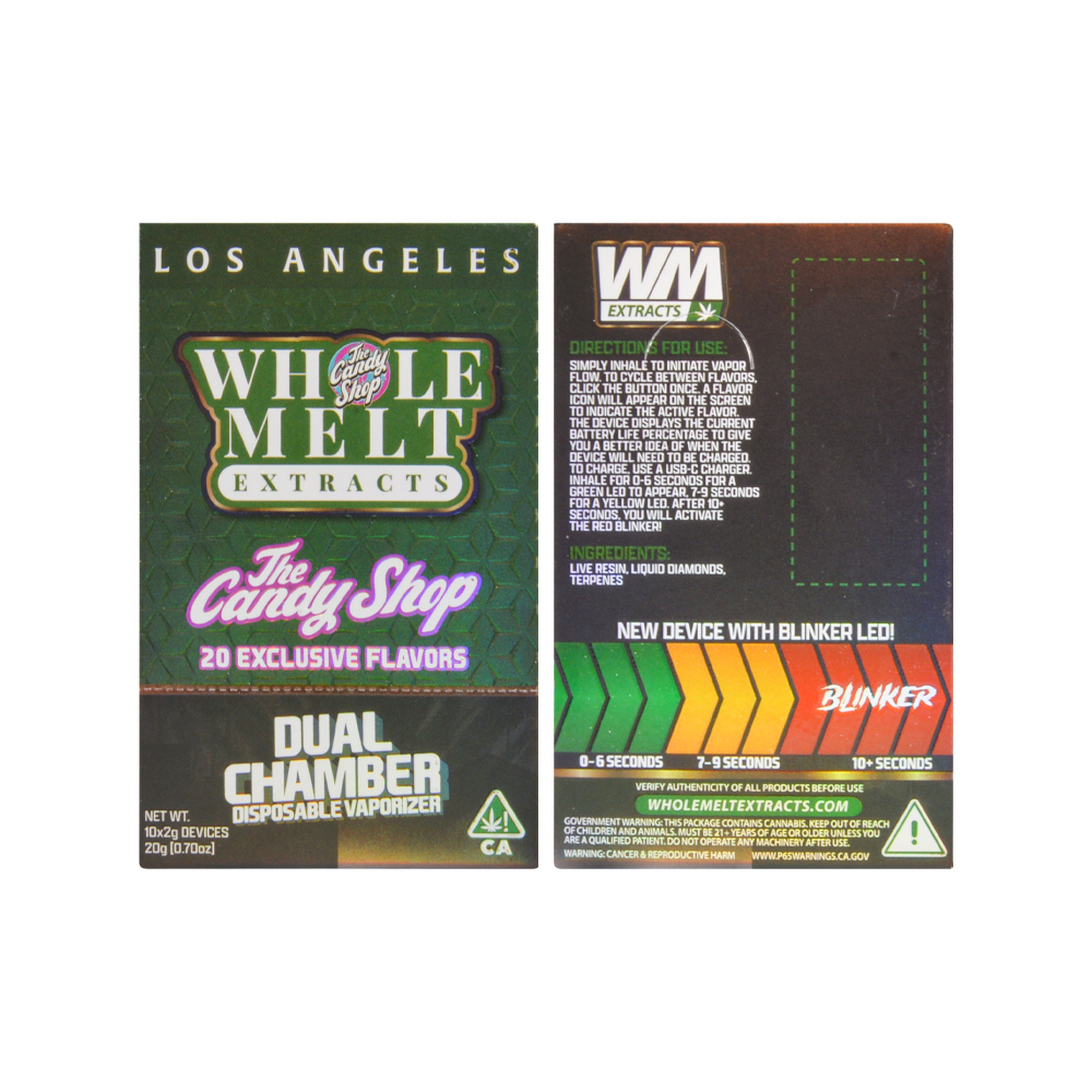 Whole Melt x The Candy Shop 2g Disposable Dual Chamber