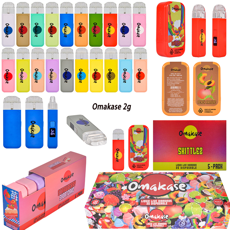 OMAKASE Liquid Live Diamonds 2g Disposable 20 Flavors Wholesale