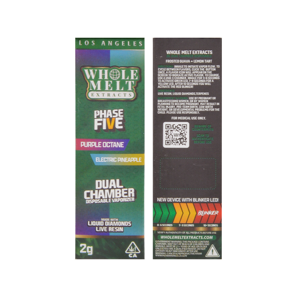 Whole Melt Extracts Phase Five Dual Chamber Disposable 2g