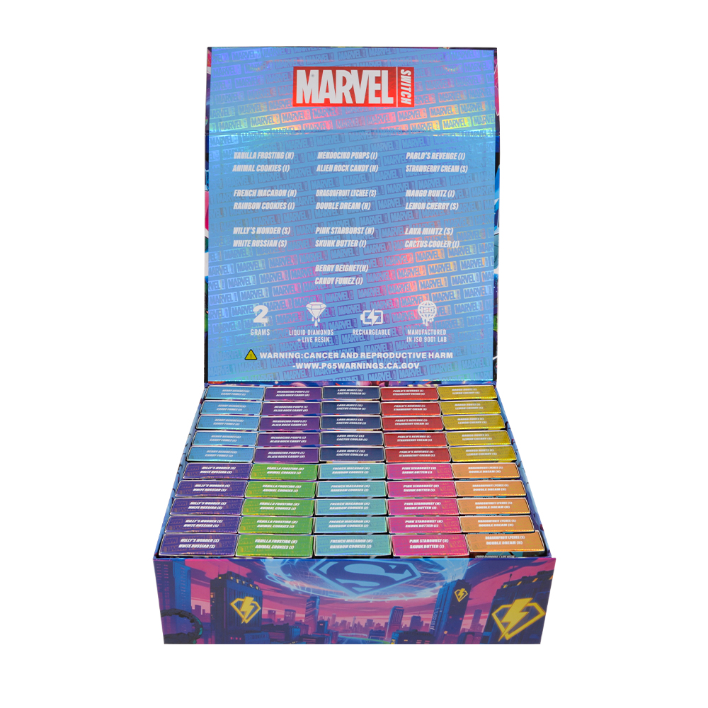 Marvel Switch Liquid Diamonds Live Resin 2g Dual Chamber Disposable