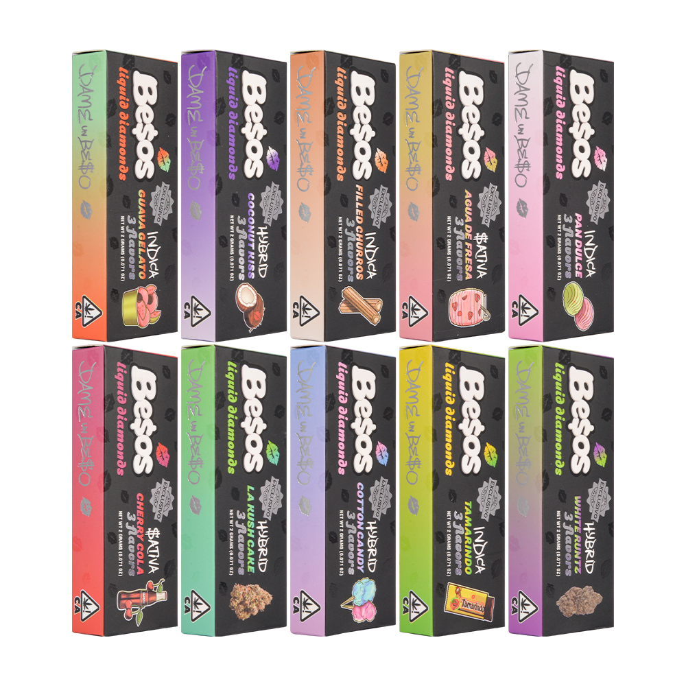 Besos Liquid Diamonds  3 Flavor Disposable Dual Chamber 