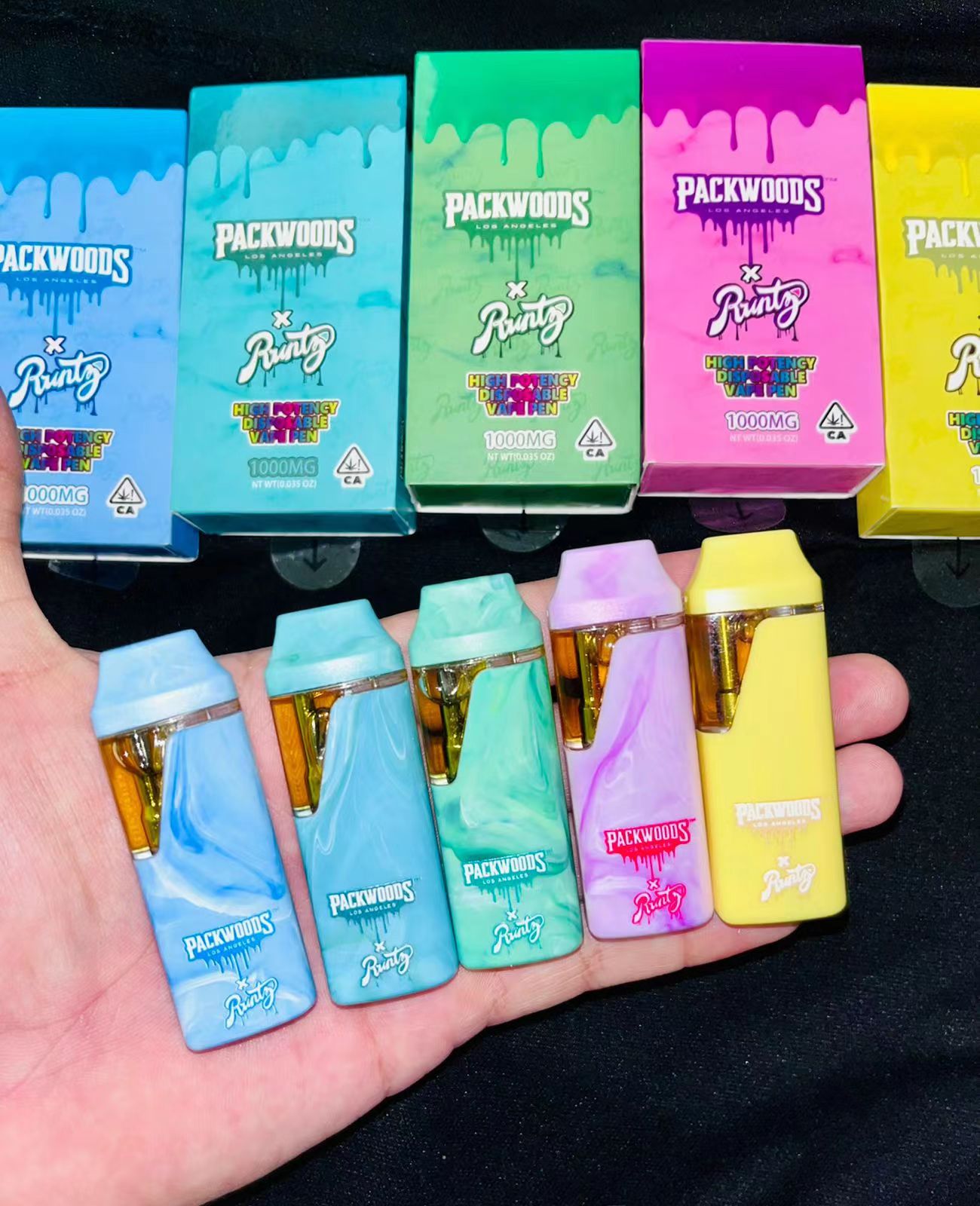 USA STOCK Marbling Packwoods x Runtz Disposable Vape 1000mg  review Canacages