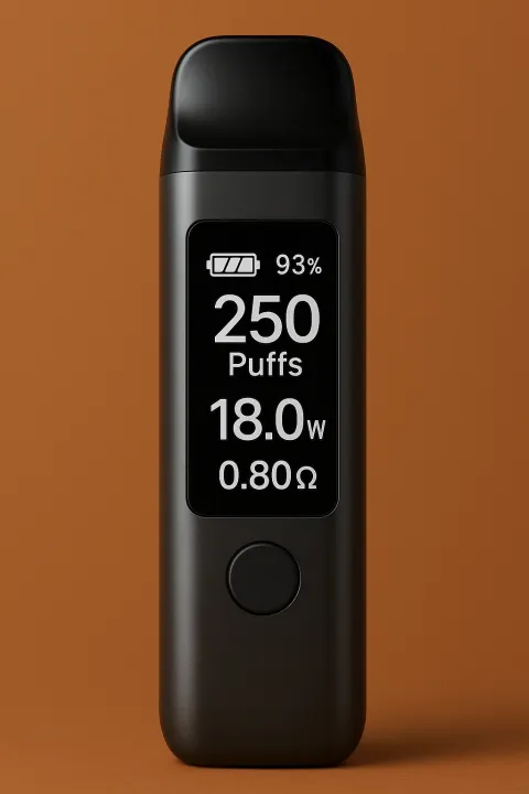 Vape With Screen Explained: What the Display Tells You