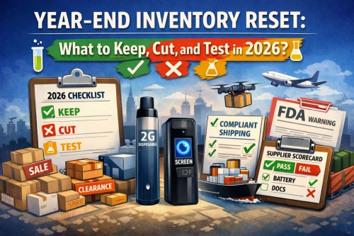 Year-End Inventory Reset: What Vapes to Keep, Cut, and Test in 2026