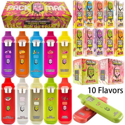 Hot Sale Packman Mini 1.5g Disposable Vape Pens 1500mg Device Pod 01